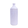 Vase en polyrésine blanc et doré H41 cm ARCA