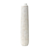 Vase totem en polyrésine blanc H75 cm