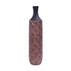 Vase XL en polyrésine noir et marron H60 cm