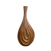 Vase goutte en polyrésine imitation bois H45 cm