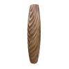 Vase XL en polyrésine imitation bois H77 cm