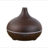 Diffuseur d'huiles essentielles couleur bois noir à LED