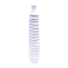 Grand vase en résine blanc H75 cm