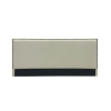 Tête de lit cloutée en tissu lin beige 180 cm