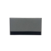 Tête de lit cloutée en tissu lin gris 140 cm