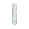 Vase décoratif en résine blanc H62 cm