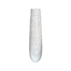 Vase décoratif en résine blanc H78 cm