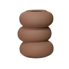 Vase en céramique camel H17.5 cm