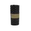 Vase en céramique noir et doré H23.5 cm
