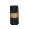 Vase en céramique noir et doré H23.5 cm