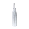 Vase soliflor en résine blanc H76 cm