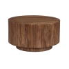 Table basse bois de manguier brun clair VICTOR 70 cm