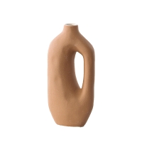 Vase en céramique camel H28.5 cm