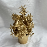 Plante artificielle doré en pot - 25 cm