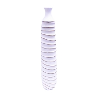 Grand vase en résine blanc H75 cm