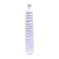 Grand vase en résine blanc H93 cm