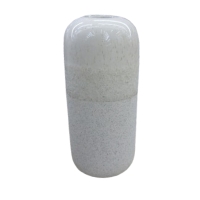 Vase en céramique texturé beige H26 cm