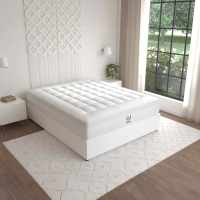 Matelas hybride gel mémoire de forme 140x190 cm épaisseur 31 cm