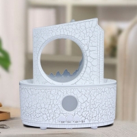 Diffuseur d'huiles essentielles à LED blanc