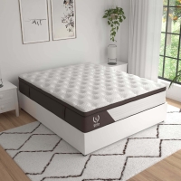 Matelas hybride mousse et ressorts ensachés 160x200 cm