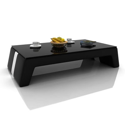 Table basse design noir et blanc