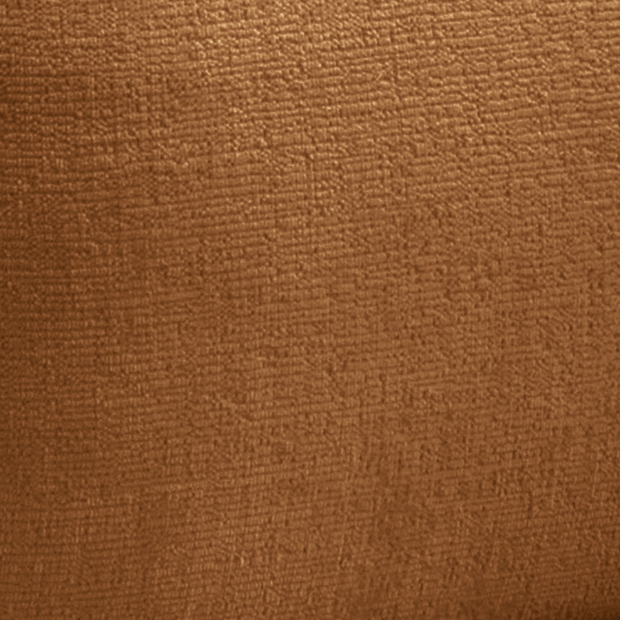 Canapé d'angle convertible avec coffre en tissu orange - Angle droit